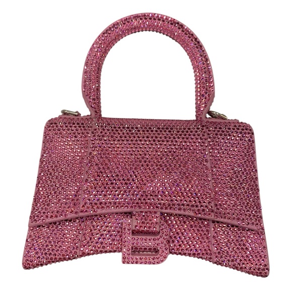 Balenciaga Hourglass XS Hangbag With Rhinestones - Picture 5 of 16